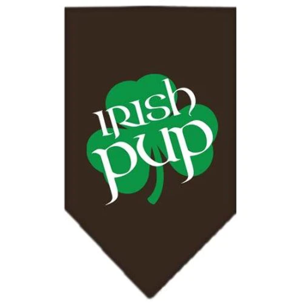 Pet and Dog Bandana Screen Printed, Irish Pup Red Small