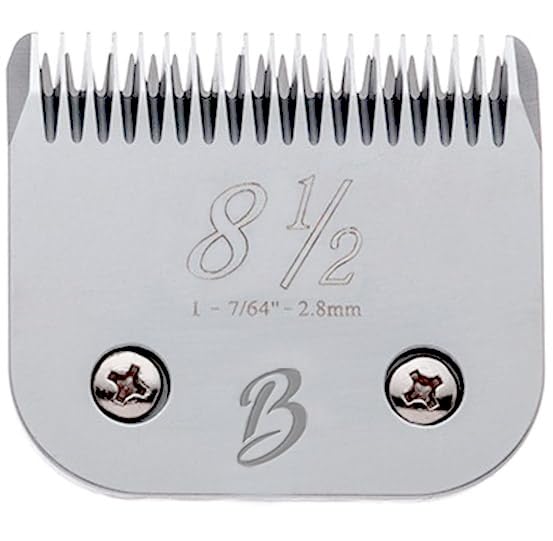 Bucchelli Detachable A Series 8 1/2 Blade Dog Grooming Clipper Blade Cuts Length 7/64'' - 2.8Mm Japanese Carbon Steel 8 1/2 Clip