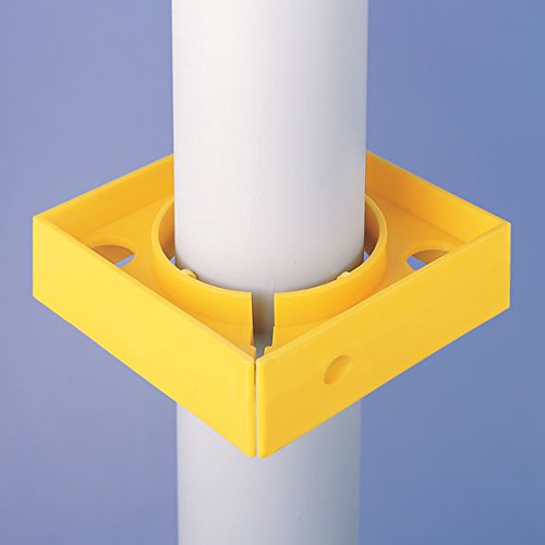 E-Z Column By Grabber Construction Products 3 Collar Framing Kit - Medium (Fits 3' - 3-1/2' Steel Columns) - Yellow - 5 Count 