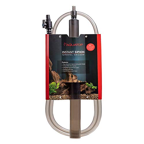 Aquatop Aquarium Fish Tank Gravel Vaccum Cleaner (24 Inch)