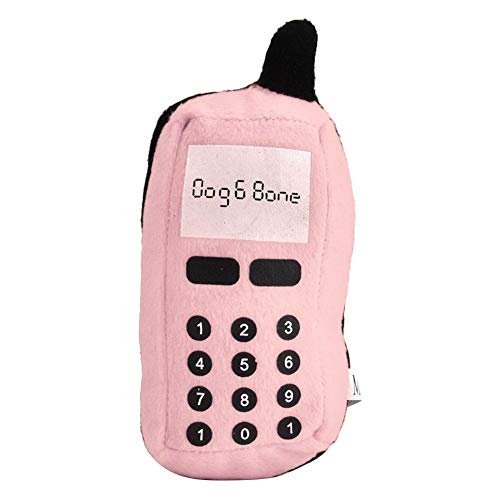 Squeaky Dog Chew Toy Pet Chew Plush Toys Cute Cell Phone Shape Pet Toy Puppy Kitten Molar Toy Dog Cat Interactive Sounding Toy (