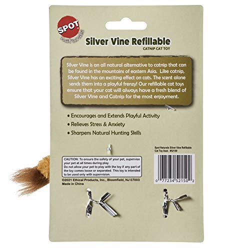 Ethical Pet Products 68052150: Toy Cat Silver Vine, Refillable