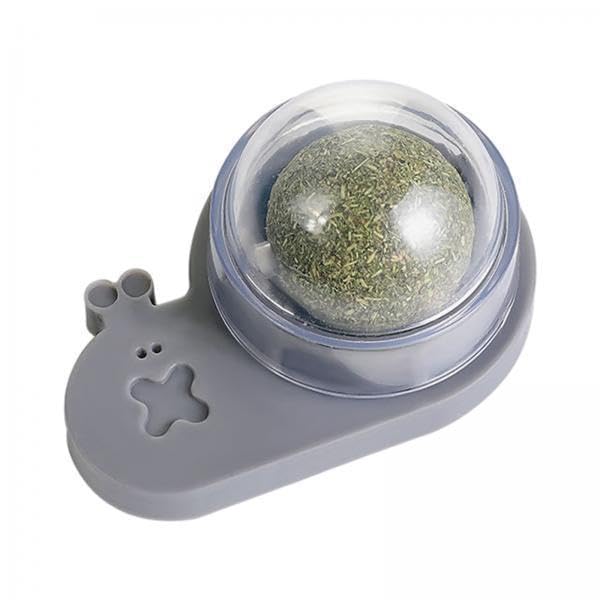 Merishopp 2Xcatnip Ball Toys SelfAdhensive Interactive Teeth Grinding Toy Table Gray | Pet Supplies | Cat Supplies | Toys