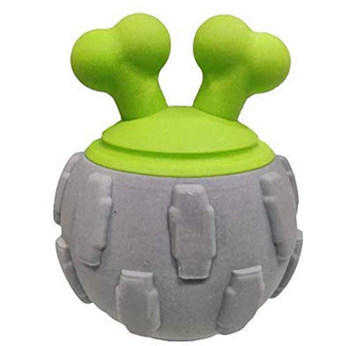 Pups&Pets Interactive Squeaky Ball Toy for Dog, Puppy. TPR Rubber Interactive Toy pet Training Dogs Toy (Colors May Vary)