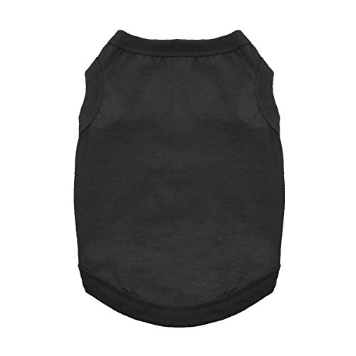 Doggie Design Cotton Dog Tank (Jet Black, 2Xl)