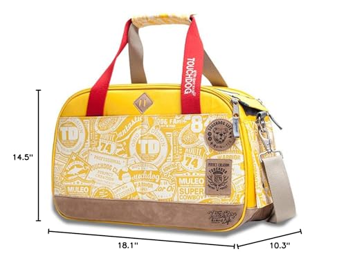 Touchdog Airline Approved Around-The-Globe Passport Designer Pet Carrier, One Size, Yellow