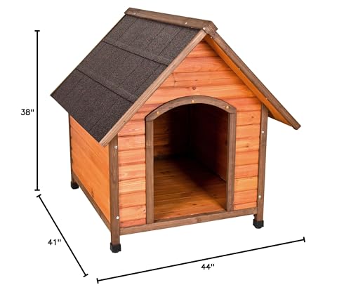 Ware Manufacturing Premium Plus A-Frame Fir Wood Dog House - Extra Large