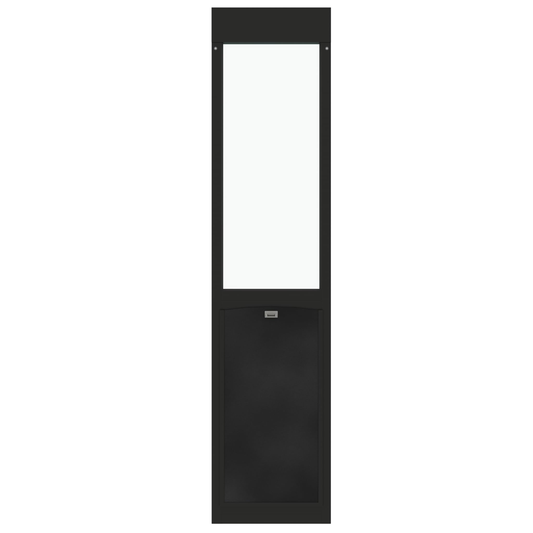 Liberty Pet Door For Sliding Glass Door | Aluminum Frame With Closing Cover | For Home & Rentals | Clear Glass | Black, Xxl Flap