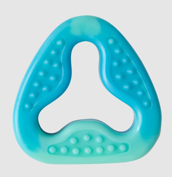 Snugarooz Go Stuff Yourself Triangle Toy - Eco-Conscious , Treat-Dispensing TPR Design - Durable, Interactive Fun for Chewing, T