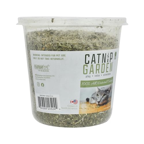 Multipet Catnip Garden Tub Toy, 2.5 Oz