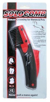 Solocomb - For Horse Mane Pulling Or Thinning Solo Comb Fast Postage By Solocomb