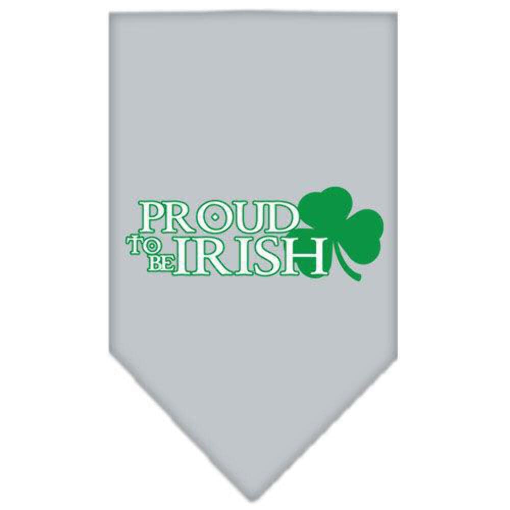 Mirage Pet Products Proud to be Irish Screen Print Bandana, Small, Navy Blue