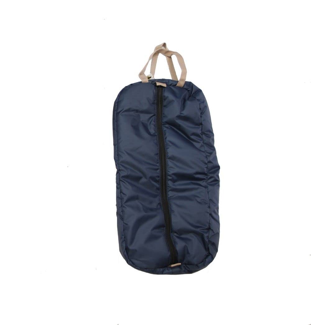 AJ Tack Padded Bridle Bag Navy Blue