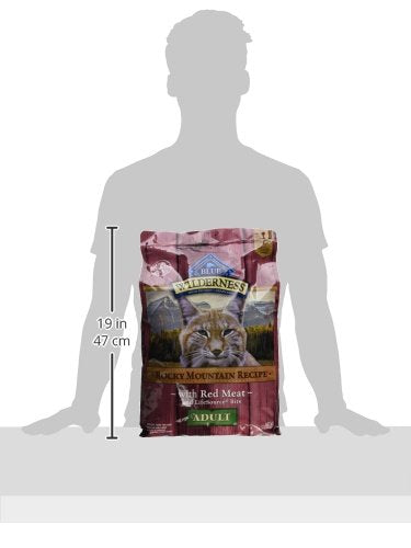 Blue Buffalo Wilderness Adult Dry Cat Food, Rocky Mountain Recipe, Chicken-Free & Grain-Free Recipe Made with Natural Ingredient