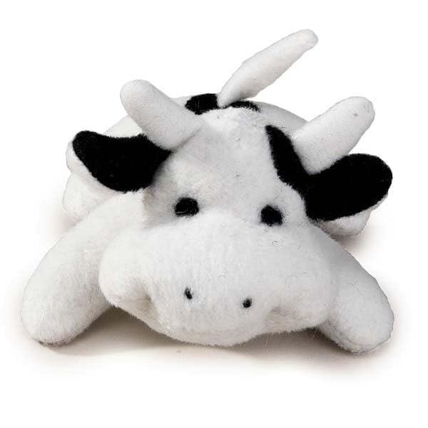 Zanies Bitty Buddy Moo Dog Toys, 3'