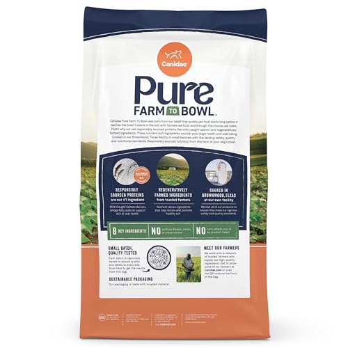 Canidae Pure Grain Free Dry Puppy Food, Real Salmon & Sweet Potato, 22 lbs.