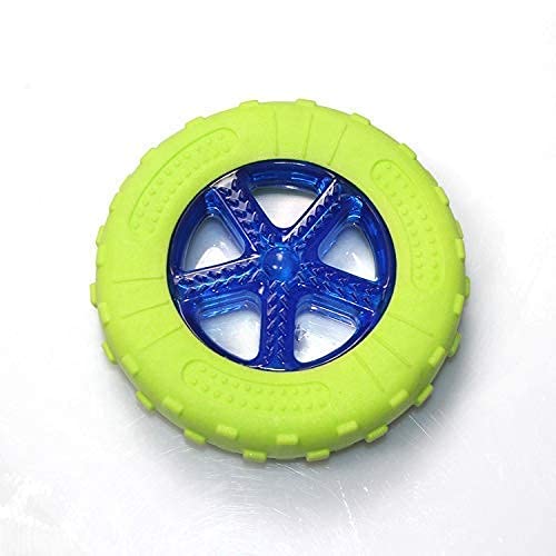 Rvpaws Rubber Tpr Tires Extreme Chew Wheel Training Aid Toy For Medium & Large Dogs (Color May Vary) (Wheel)