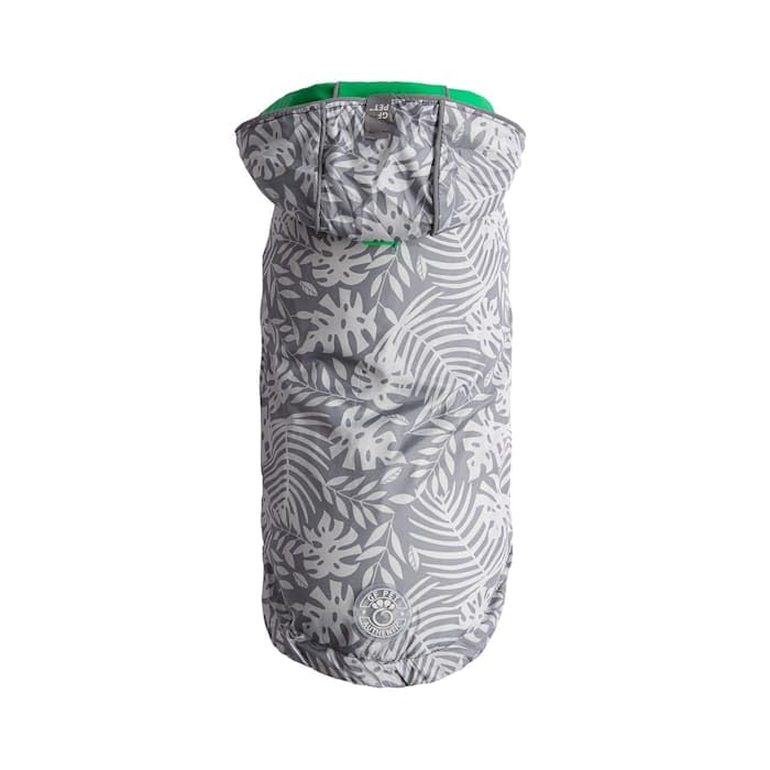 Gf Pet Green Reversible Elasto-Fit Dog Raincoat, Medium