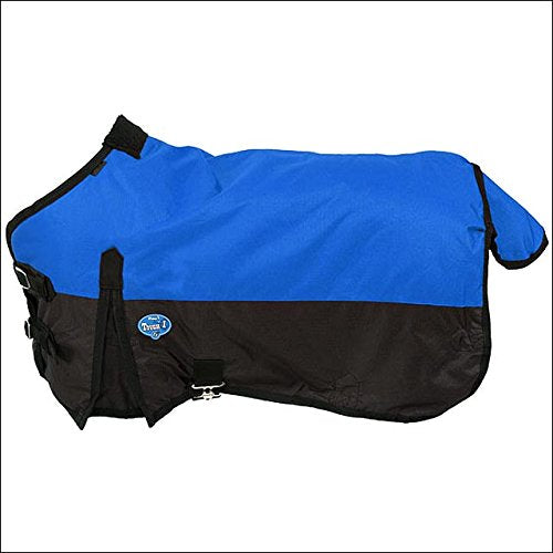 Tough 1 600D Waterproof Poly Miniature Turnout Blanket, Royal Blue, 48'
