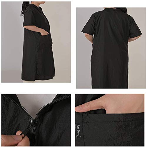 Dhxyzzb Waterproof Salon Smock Jacket Dog Pet Grooming Smock Hairdresser Smock Barber Apron For Men Women(L)