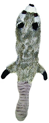 Spot Mini Skinneeez | Stuffless Dog Toy With Squeaker For All Dogs | Tug-Of-War Toy For Small And Large Breeds | 14'' | Raccoon 