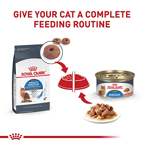 Royal Canin Feline Weight Care Thin Slices in Gravy Canned Adult Wet Cat Food, 3 oz can (6-pack)