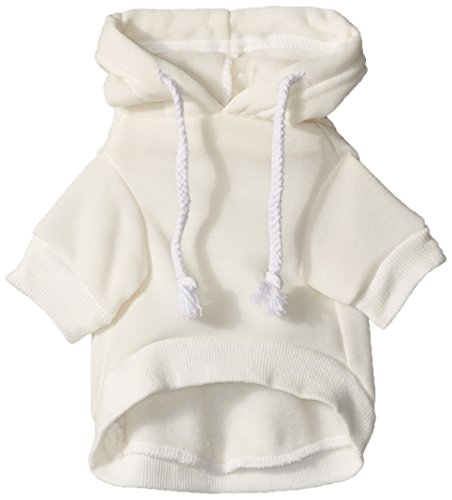 Christmas Pet, Dog & Cat Hoodie Rhinestone, &quot;Merry Christmas&quot; Cream XS (0-3 lbs.)