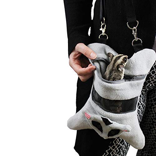 Glider Bonding Pouch - Carry Bonding Pouch For Sugar Gliders, Rats, Ferrets, Chinchillas, Squirrels, Marmosets, Hamsters, Gerbils & Small Animals