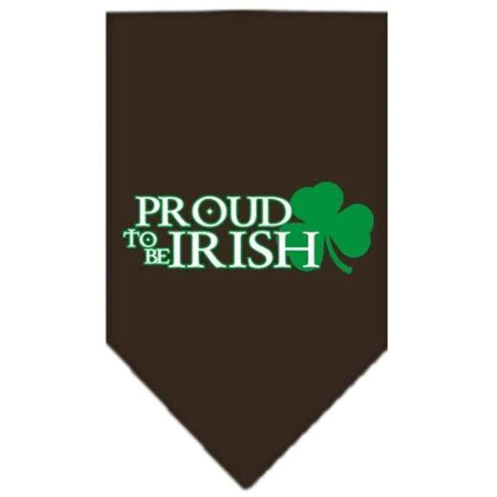 Mirage Pet Products Proud to be Irish Screen Print Bandana, Small, Navy Blue