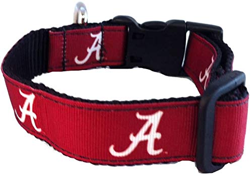 College Dog Collar (Large, Alabama)