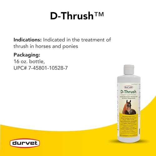 Durvet 001-0528 n/ana D-Thrush Horse Coat Care, 16 oz