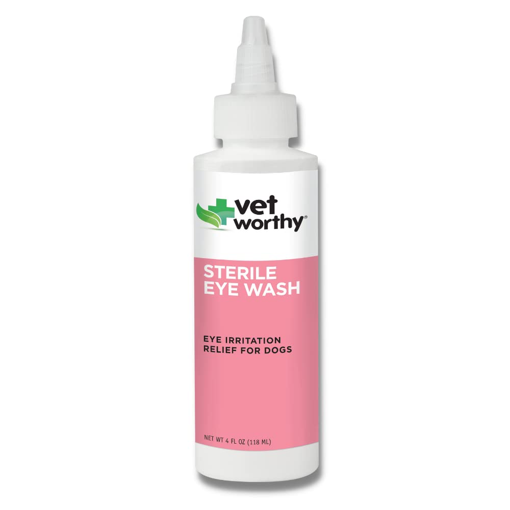 Vet Worthy Eye Wash For Dogs - Gentle Eye Cleansing Solution For Dogs To Prevent Tear Stain And Eye Irritation - Dog Eye Cleaner