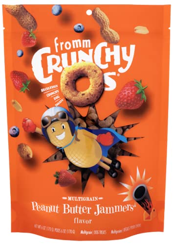Fromm Crunchy Os Dog Treats, 6 oz. (Peanut Butter Jammers Flavor Treats)