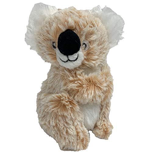 Multipet MiniPet Koala Dog Toy, 5" Plush, Assorted Colors, Model 44206