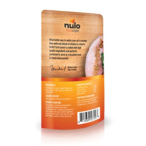 Nulo Freestyle Cat & Kitten Wet Cat Food Broth, Premium All Natural Grain-Free Cat Food Topper with No Added Minerals or Preserv