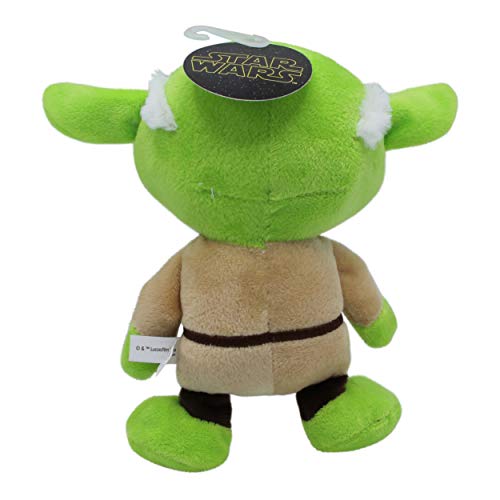 Star Wars for Pets Plush Yoda Figure Dog Toy | Soft Star Wars Squeaky Dog Toys | Medium | Star Wars Plush, Pet Dog Plush Toy, Yo