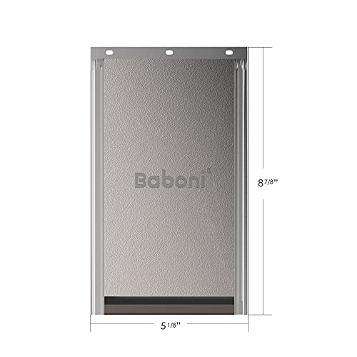 Baboni Replacement Flap For Dog And Cat Doors Including Screws, Small(5 1/8 In X 8 7/8 In)
