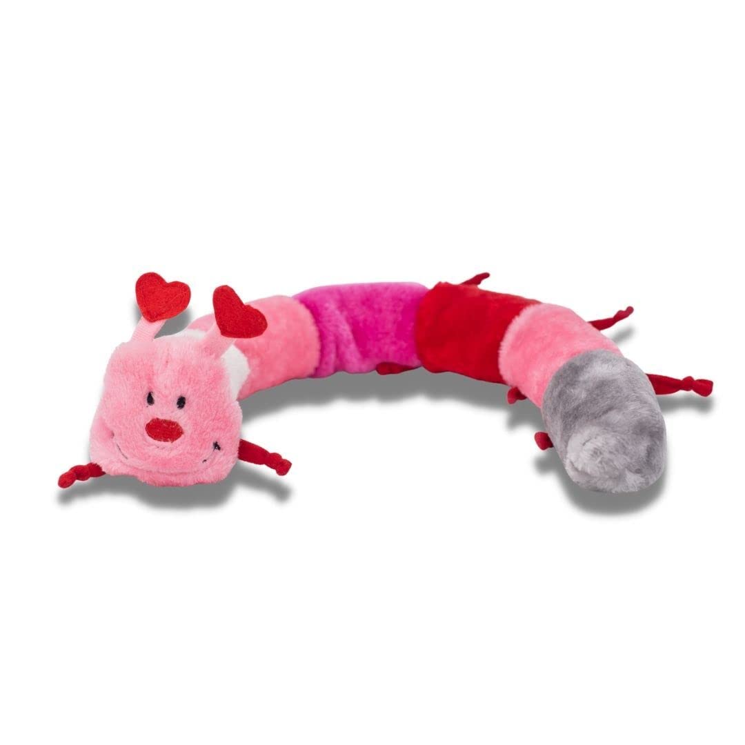 ZippyPaws Deluxe Caterpillar- Dog Toys to Keep Them Busy, for Medium & Large Dogs, Squeaky Pet Toy for Boredom, Stuffed Chew Toy