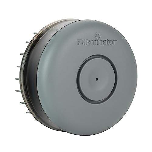 Furminator Bathing Brush, Dog Bath Brush, Loosens Pet Hair, Dispenses Shampoo And Conditioner, Gray