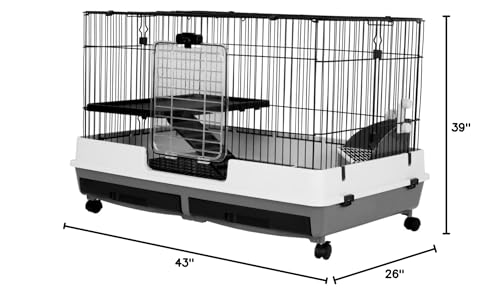 A&E Cage Company 52400322: Cage Deluxe 4 Level 40X25X41