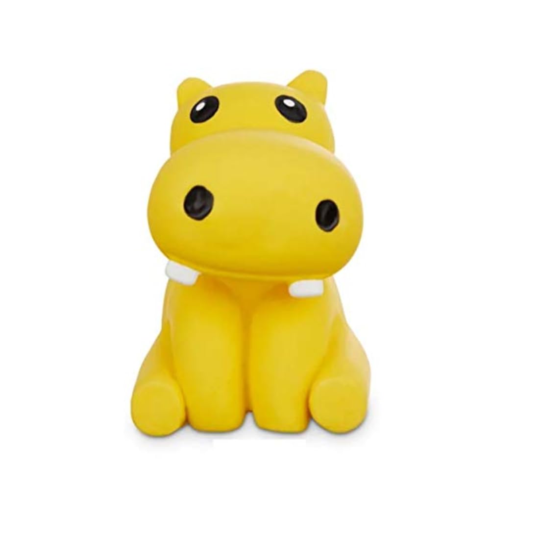 Pet Fun Latex Dog Toy  Soft Squeaky Hippo Chew Toy For Small Dogs & Puppies  Durable, NonToxic, Lightweight  Gentle On Teeth