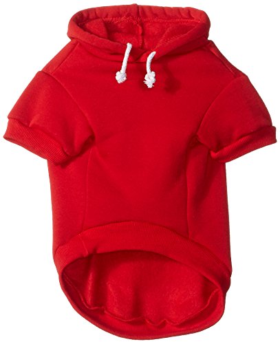 Mirage Pet Products 14-Inch Rhinestone Anchors Hoodies, Large, Red