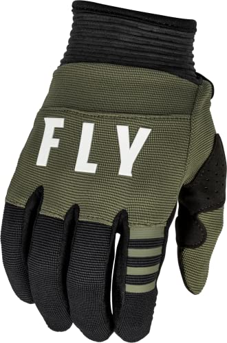 Fly Racing 2023 Youth F-16 gloves (Olive greenBlack, Youth Small)