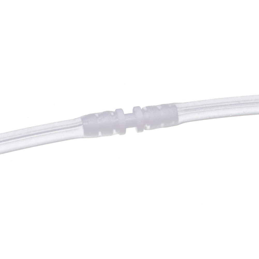 Treedix 20Pcs Aquarium Air Valve Connector White Plastic Inline Tubing, Compatible With 2Mm Id X 4Mm Od Tube
