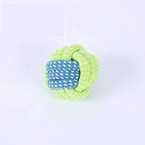 Sunglow Knotted Woven Pet Dog Toy,Eco-Friendly Cotton Rope Toys, Bite-Resistant Rope Knot Dog Toy,Medium/Small Dogs Toy,Not Suit