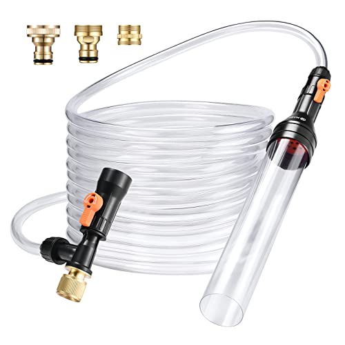 fish tank cleaning accessories Enomol Gravel Vacuum For Aquarium Water Changer Tools,Siphon Universal Quick Pump Aquarium Water Changing (30 pro shop ABU GARCIA BLACK MAX This kit includes five Color:Purple Moon