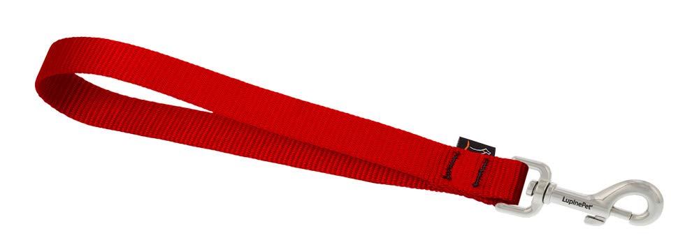 Training Tab By Lupine In 3/4' Wide Red For Medium And Larger Dogs