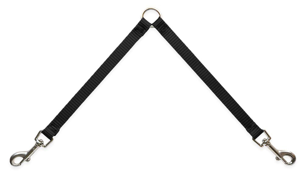Lupinepet Basics 1/2' Black 18' Coupler For Small Dogs