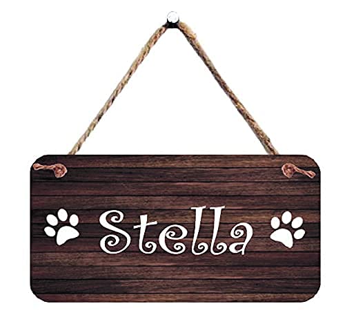 3'' X 6'' Aluminum Dog Crate Name Plate Sign - Personalized By Florida-Funshine