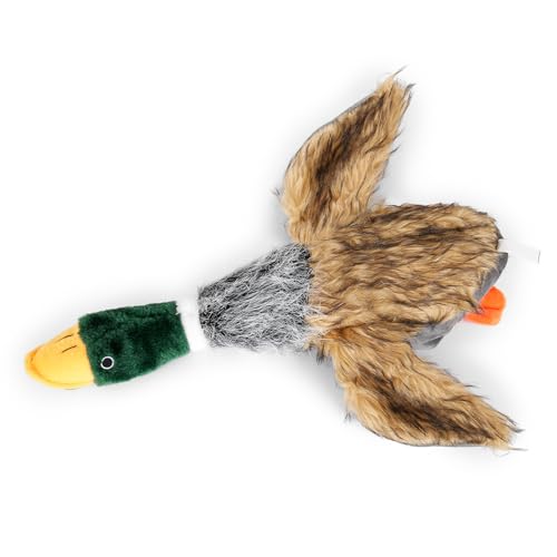 Wangstar Squeaky Dog Toy For Puppy Dogs Toys To Keep Them Busy Mallard Duck Stuffed Dog Toys For Medium Small Dogs, 16.5' Wild Duck